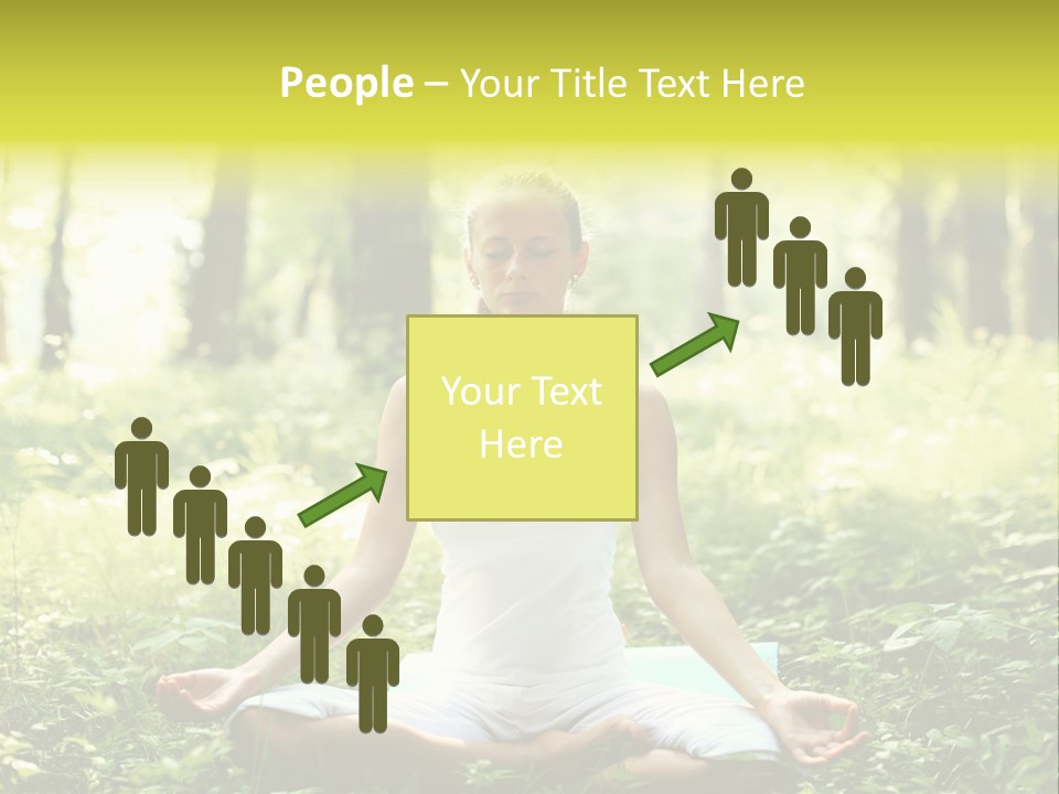 Fitness Recreation White PowerPoint Template