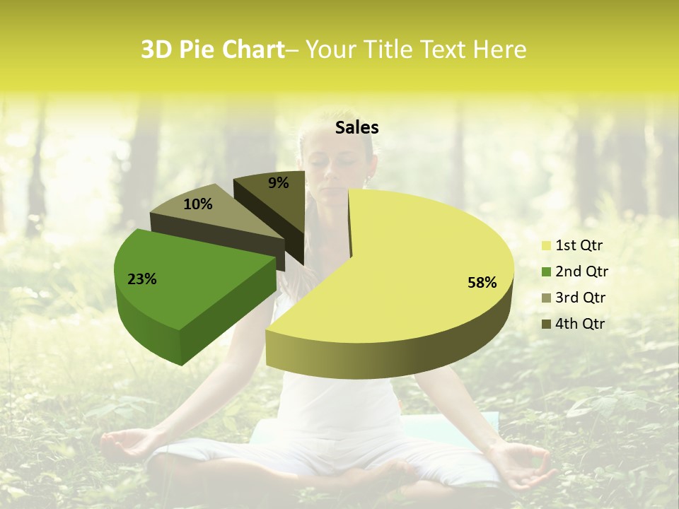 Fitness Recreation White PowerPoint Template