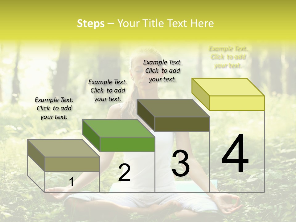 Fitness Recreation White PowerPoint Template