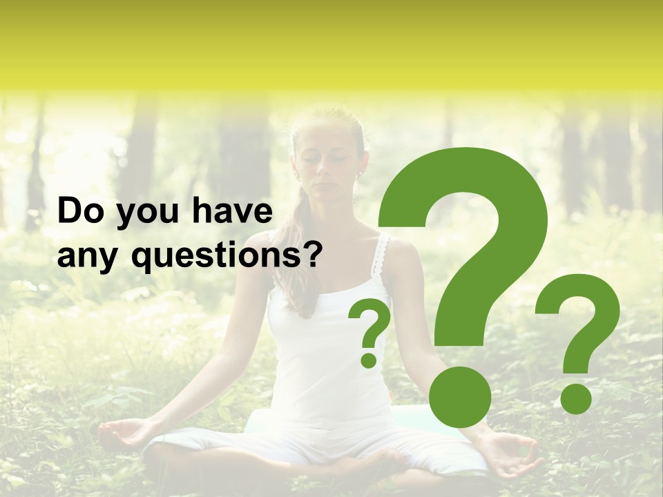 Fitness Recreation White PowerPoint Template