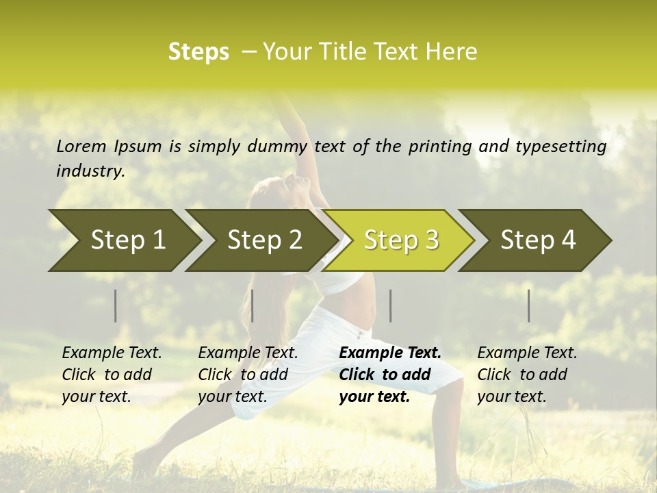 Care Fitness Energy PowerPoint Template