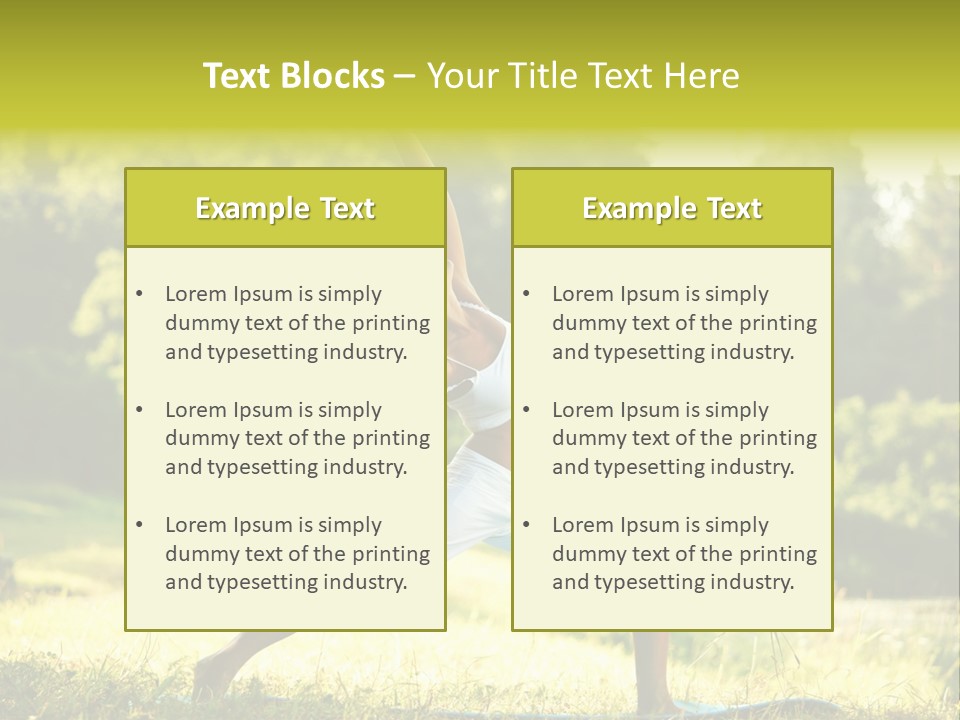 Care Fitness Energy PowerPoint Template