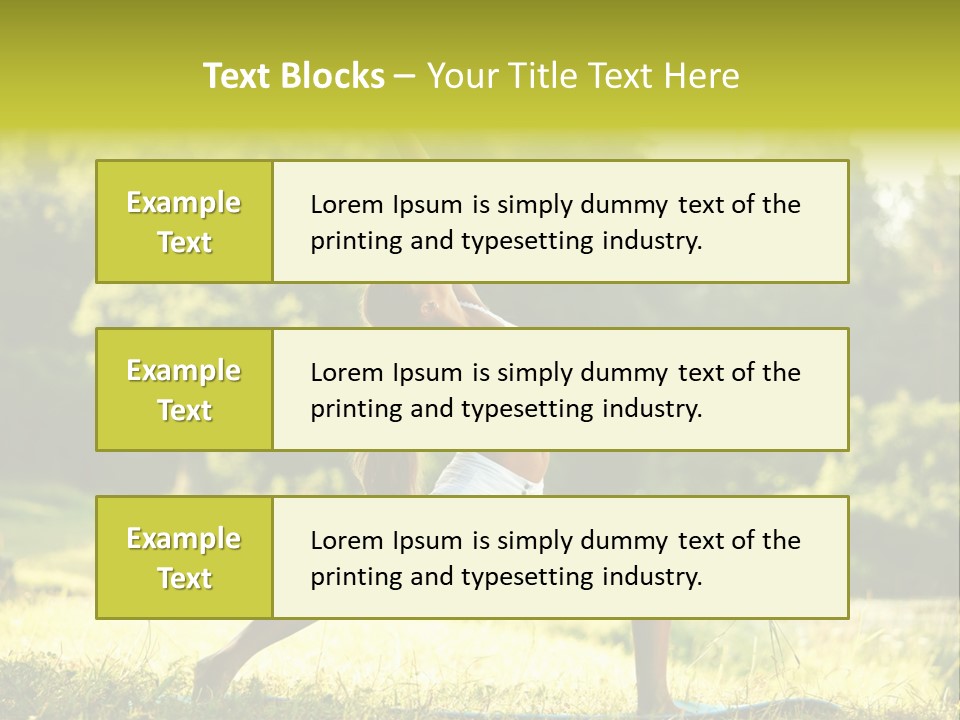 Care Fitness Energy PowerPoint Template