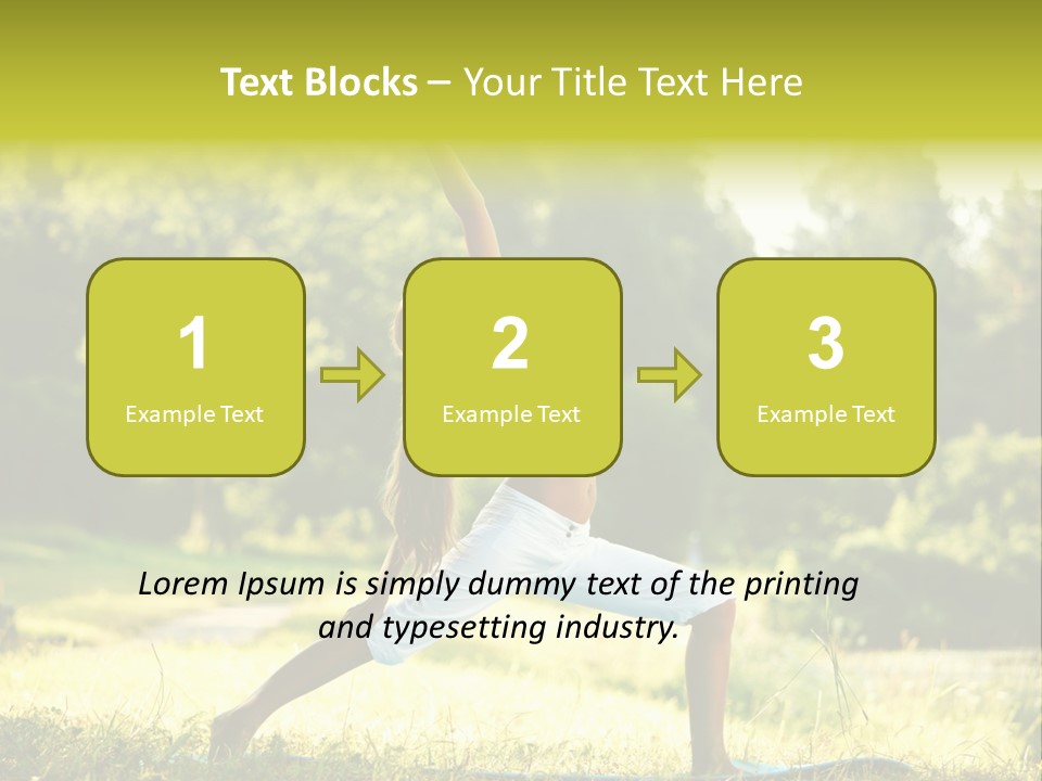 Care Fitness Energy PowerPoint Template