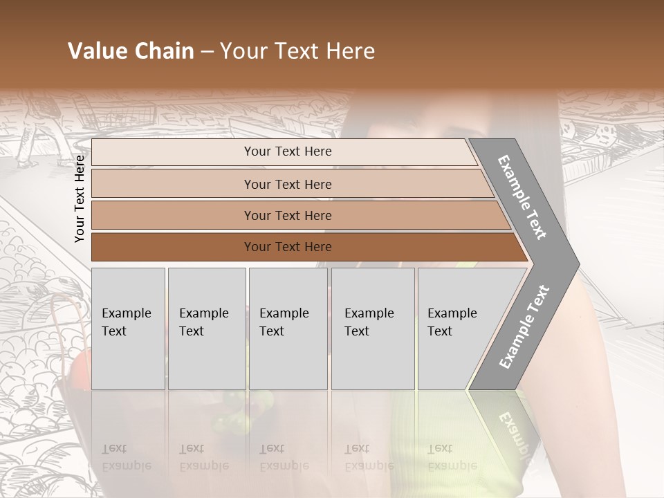 Portrait Fruit Person PowerPoint Template