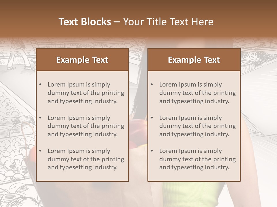 Portrait Fruit Person PowerPoint Template