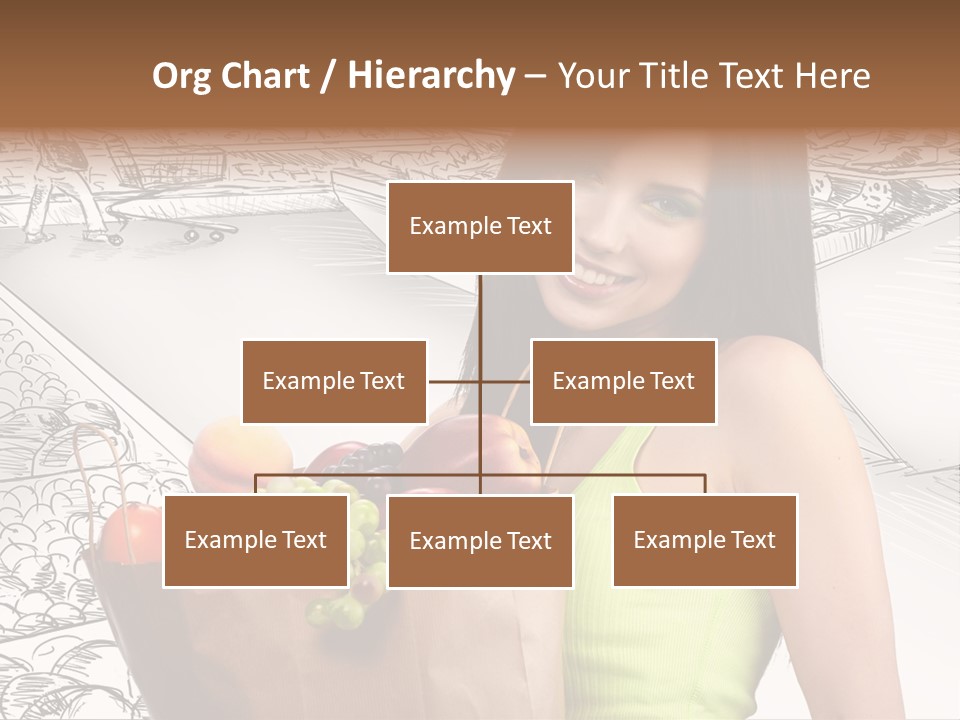 Portrait Fruit Person PowerPoint Template