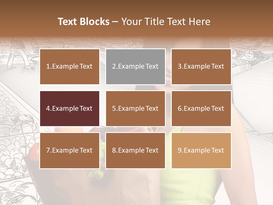 Portrait Fruit Person PowerPoint Template