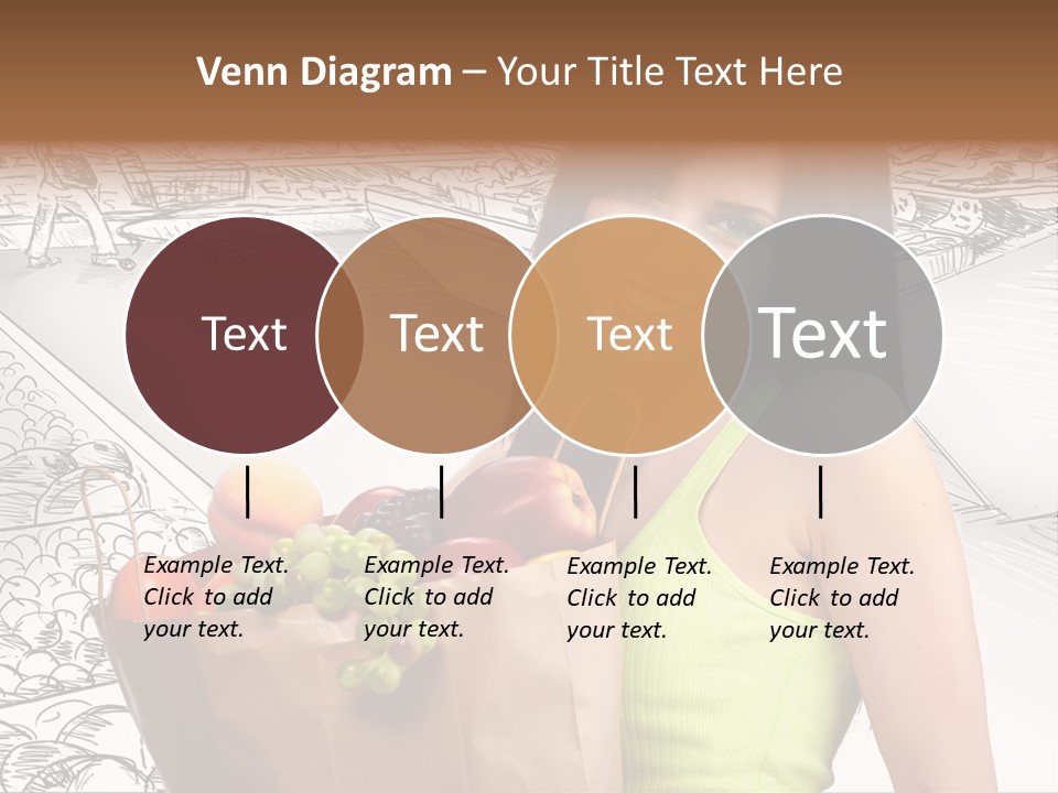 Portrait Fruit Person PowerPoint Template