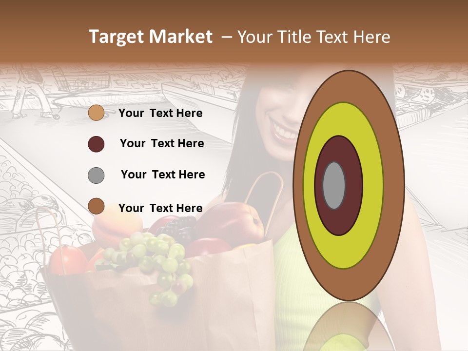 Portrait Fruit Person PowerPoint Template