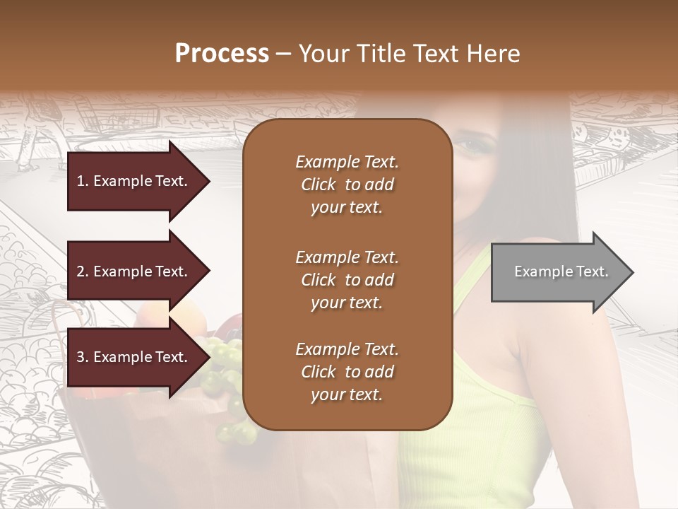 Portrait Fruit Person PowerPoint Template