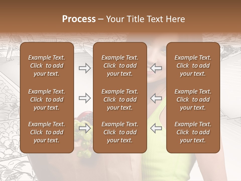Portrait Fruit Person PowerPoint Template
