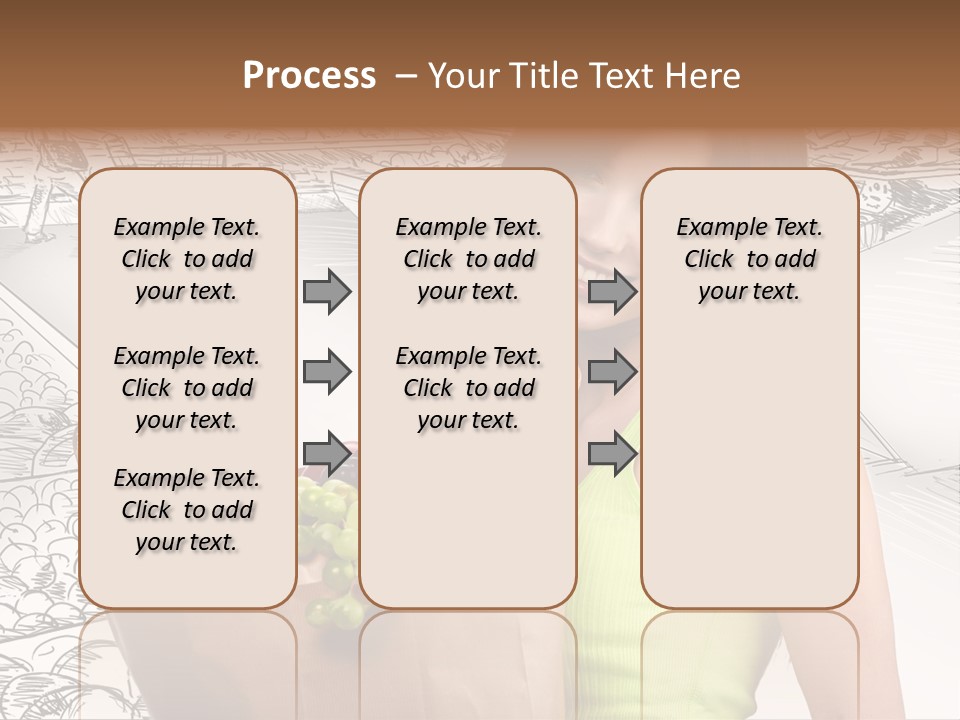 Portrait Fruit Person PowerPoint Template