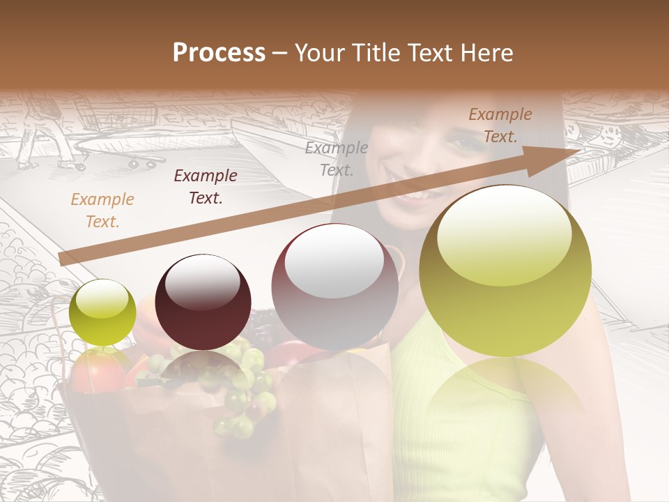 Portrait Fruit Person PowerPoint Template
