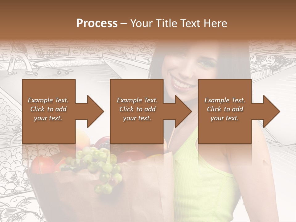 Portrait Fruit Person PowerPoint Template