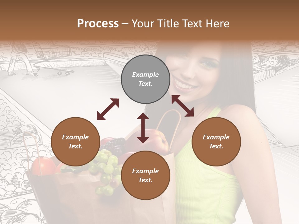 Portrait Fruit Person PowerPoint Template