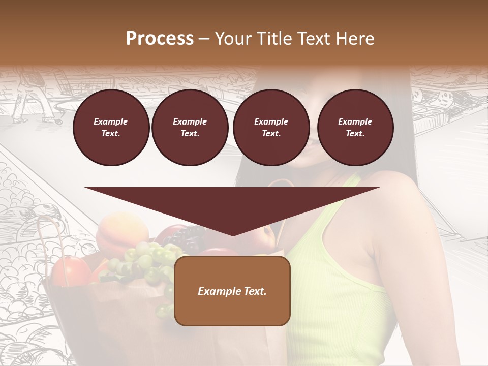 Portrait Fruit Person PowerPoint Template