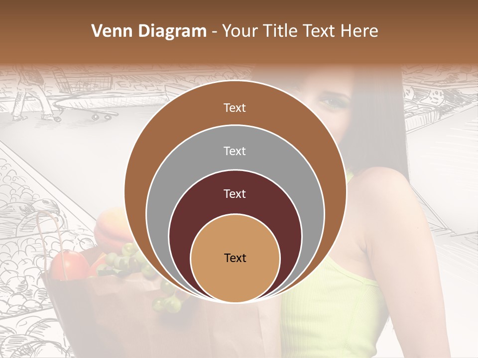 Portrait Fruit Person PowerPoint Template