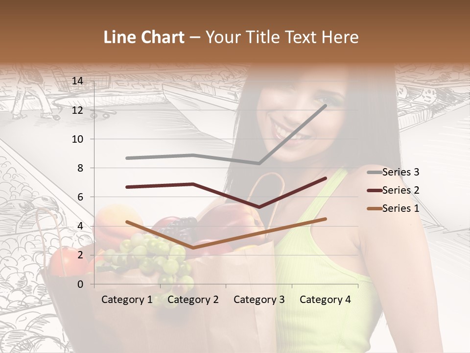 Portrait Fruit Person PowerPoint Template