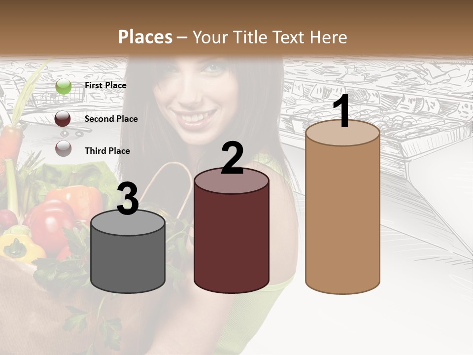 Customer Edible Grapes PowerPoint Template