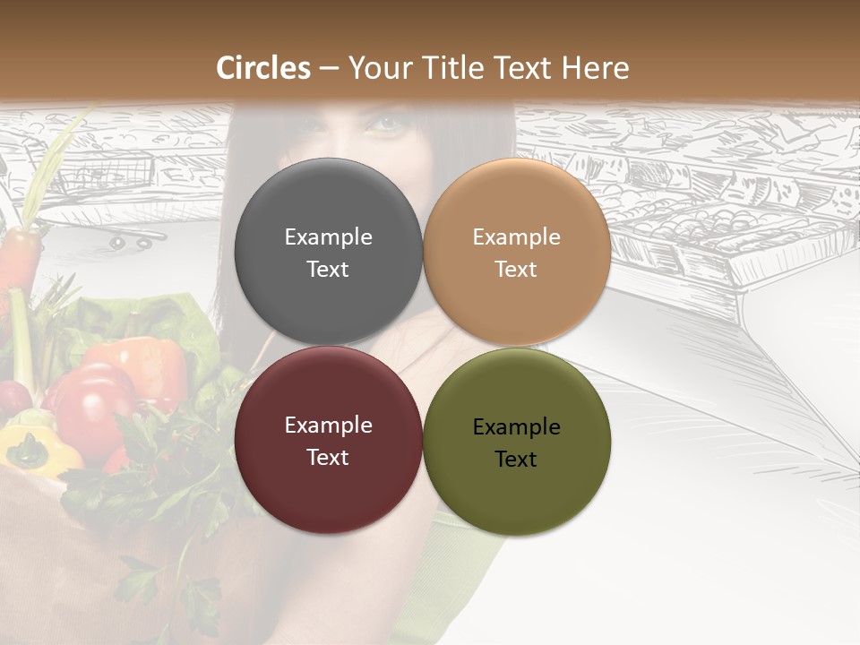 Customer Edible Grapes PowerPoint Template