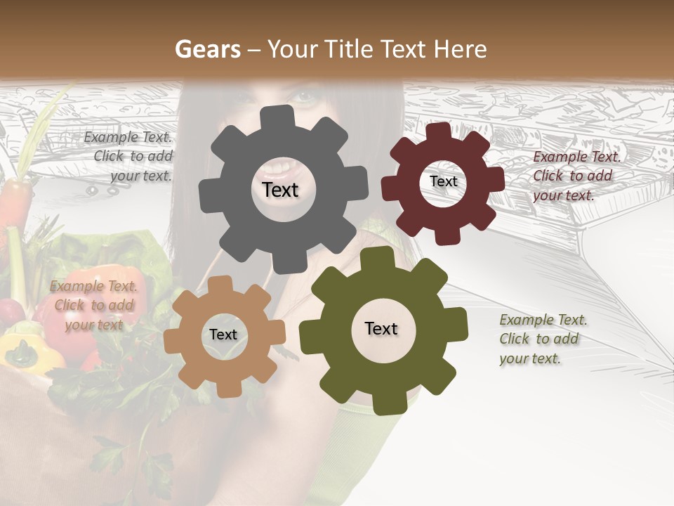 Customer Edible Grapes PowerPoint Template