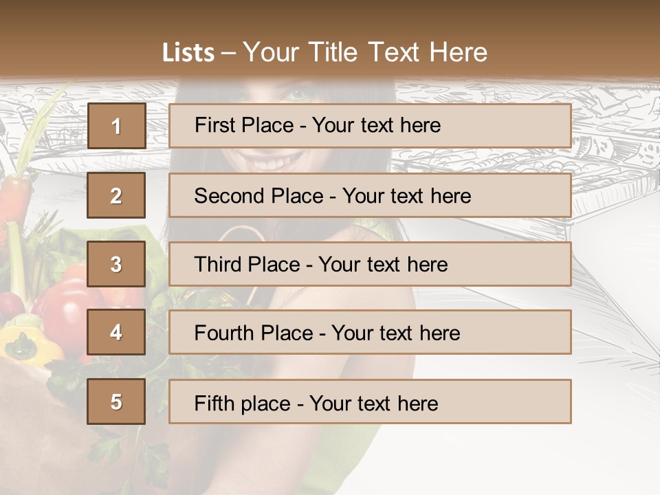 Customer Edible Grapes PowerPoint Template