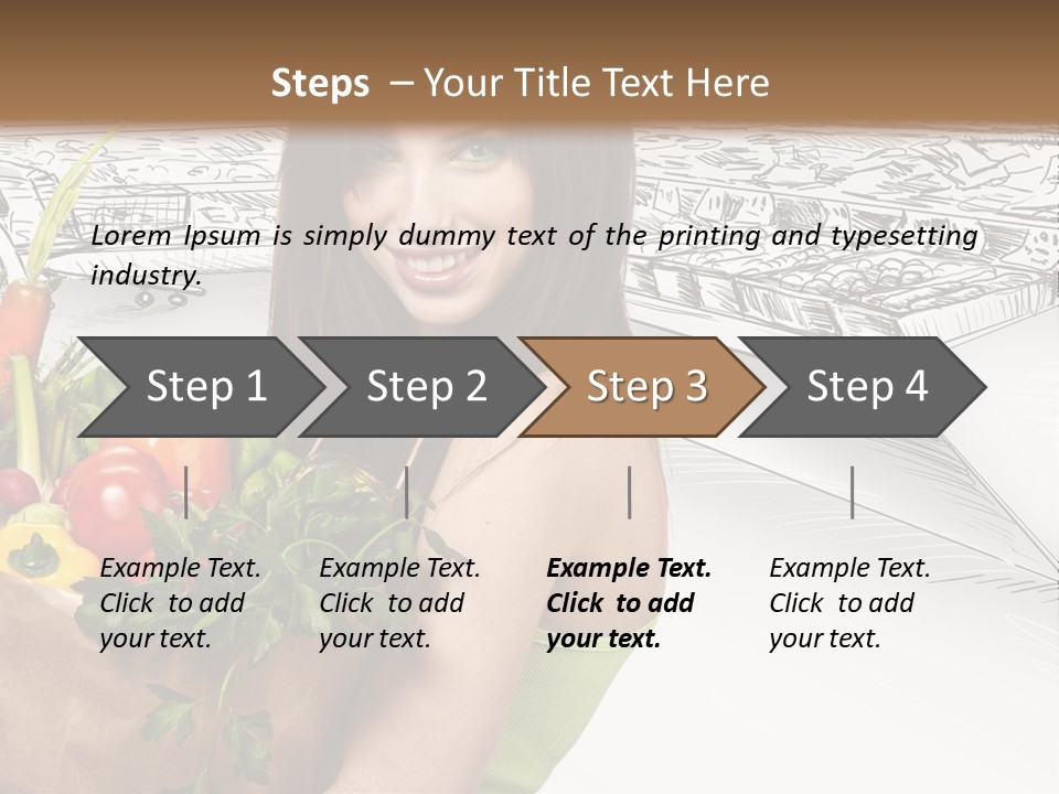 Customer Edible Grapes PowerPoint Template