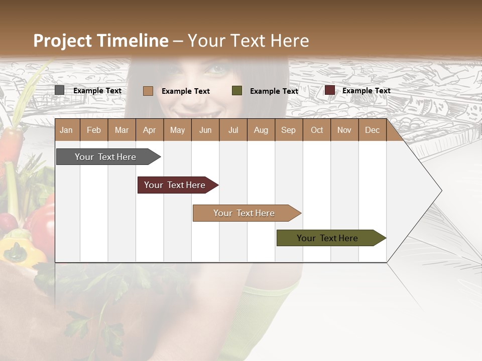 Customer Edible Grapes PowerPoint Template