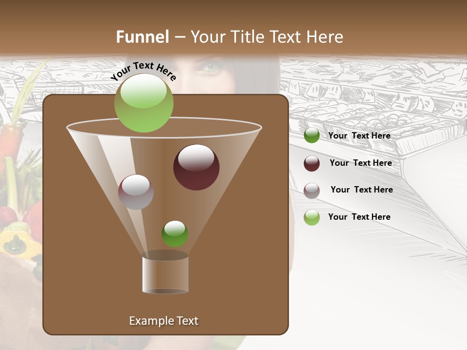 Customer Edible Grapes PowerPoint Template