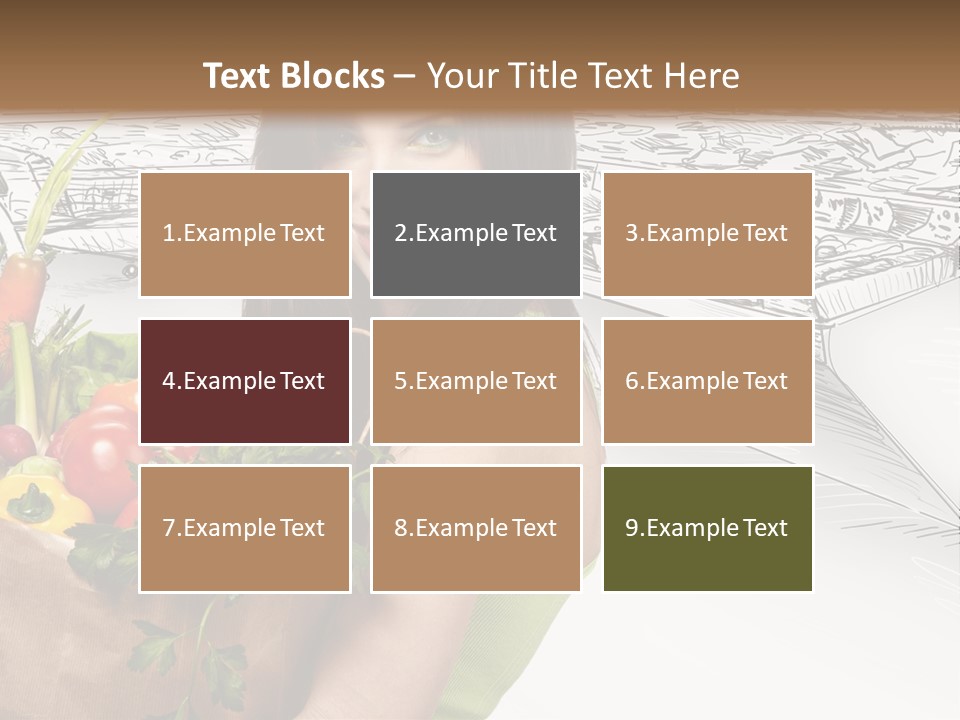 Customer Edible Grapes PowerPoint Template