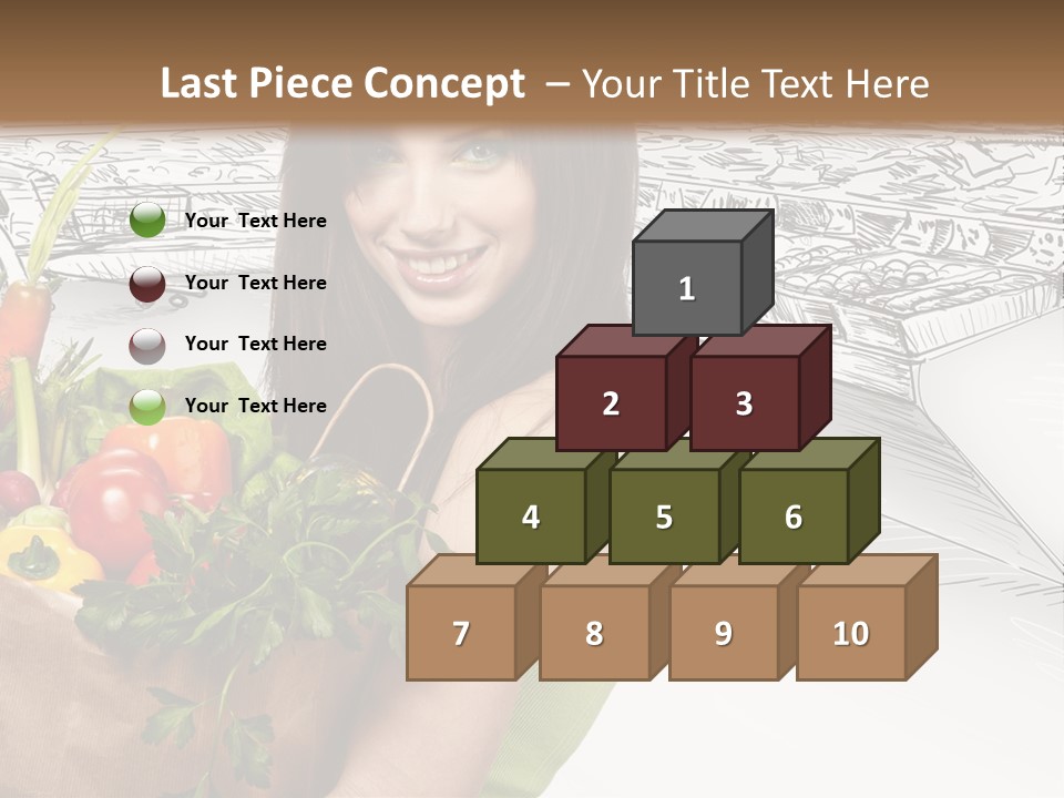 Customer Edible Grapes PowerPoint Template