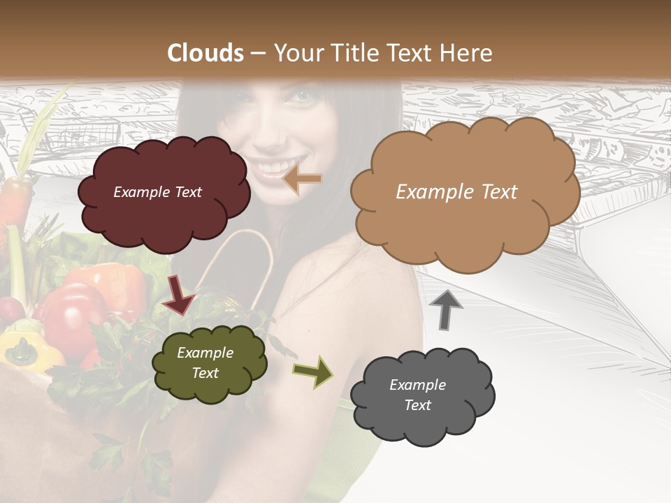 Customer Edible Grapes PowerPoint Template
