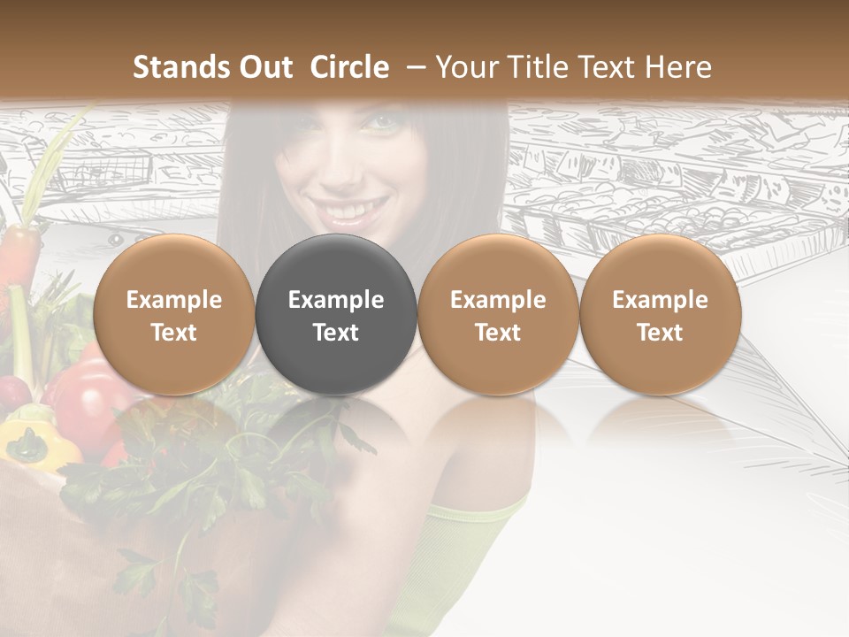 Customer Edible Grapes PowerPoint Template