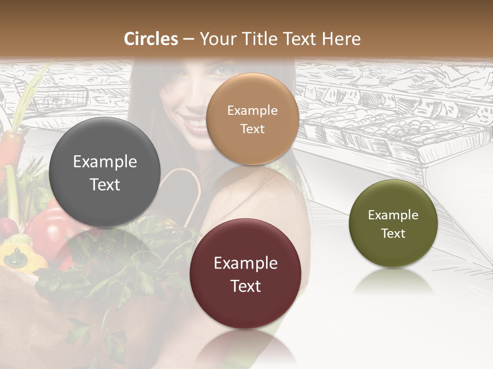 Customer Edible Grapes PowerPoint Template
