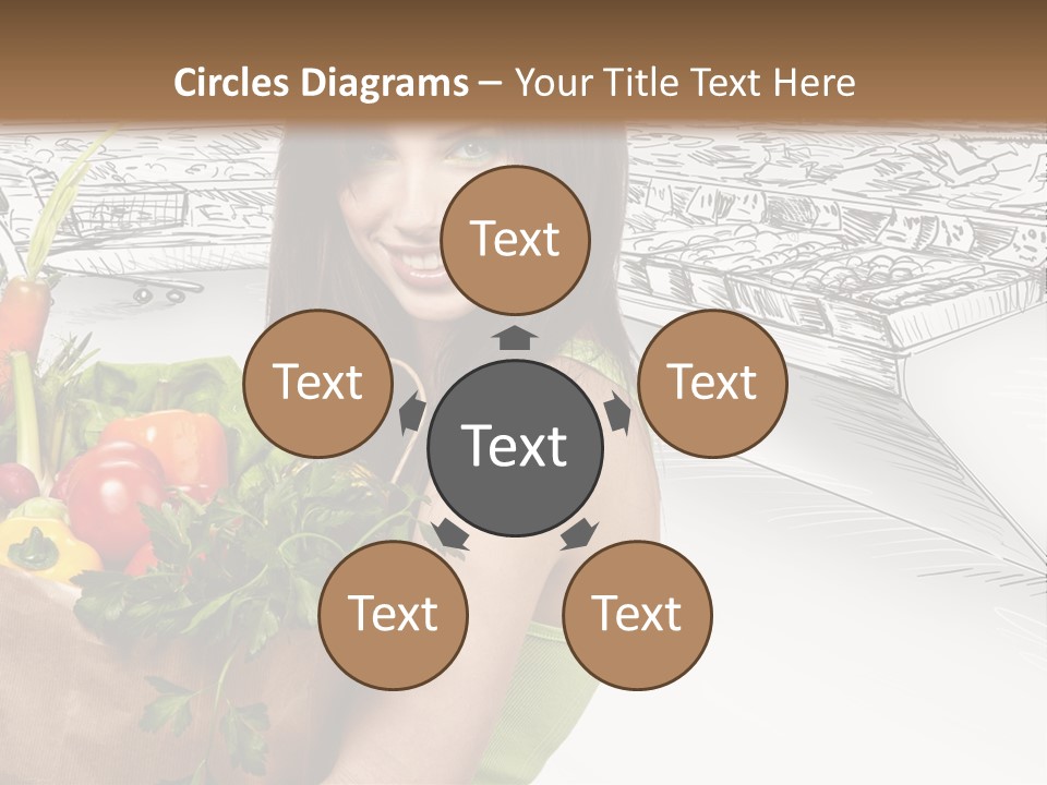 Customer Edible Grapes PowerPoint Template