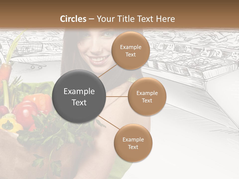 Customer Edible Grapes PowerPoint Template