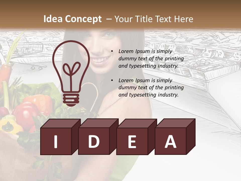 Customer Edible Grapes PowerPoint Template