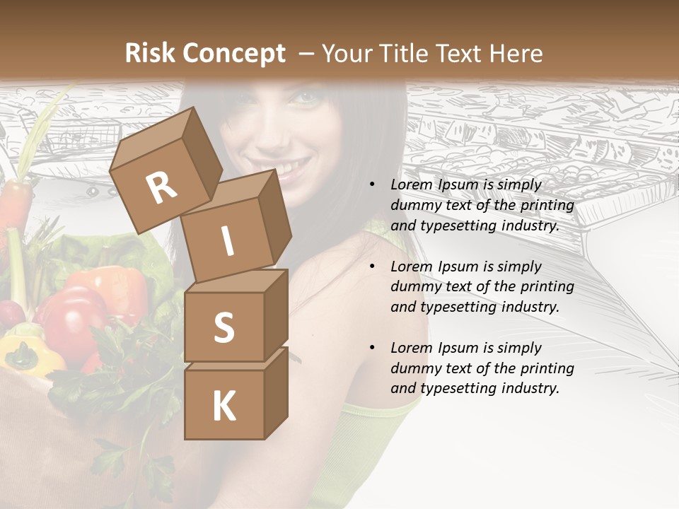 Customer Edible Grapes PowerPoint Template