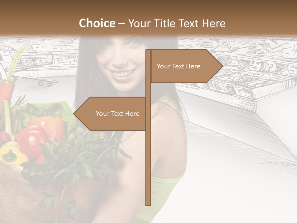 Customer Edible Grapes PowerPoint Template