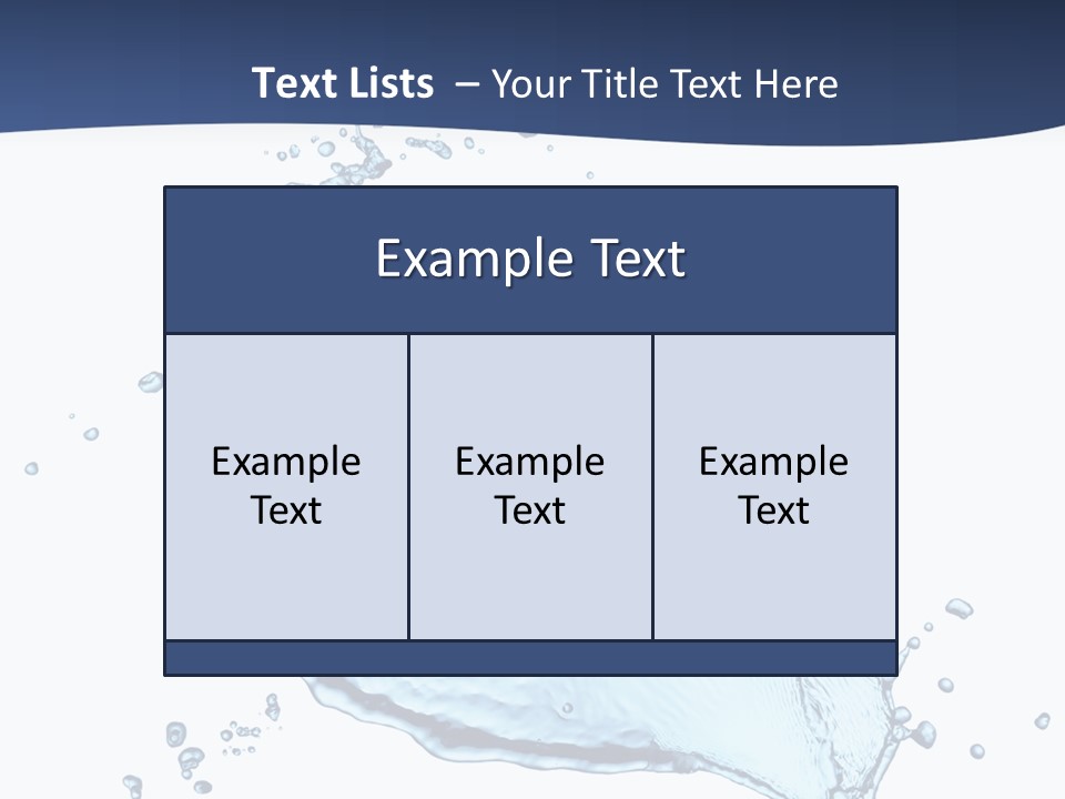 Flow Image Blue PowerPoint Template