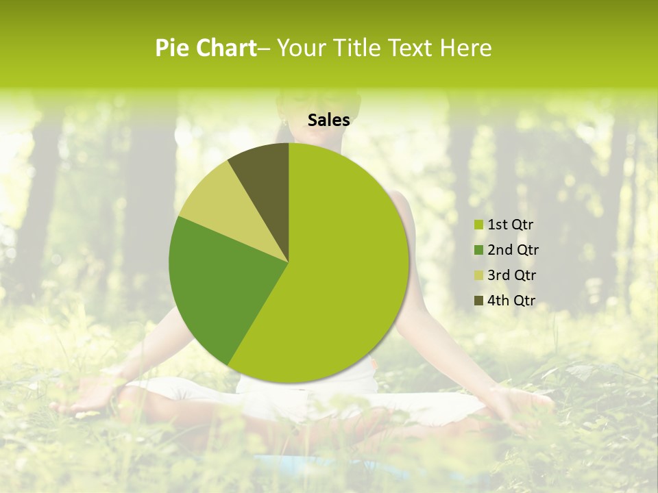 Sport Meditation Girl PowerPoint Template