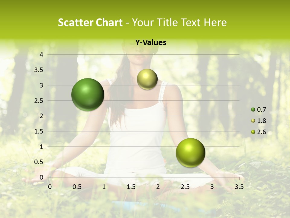 Sport Meditation Girl PowerPoint Template