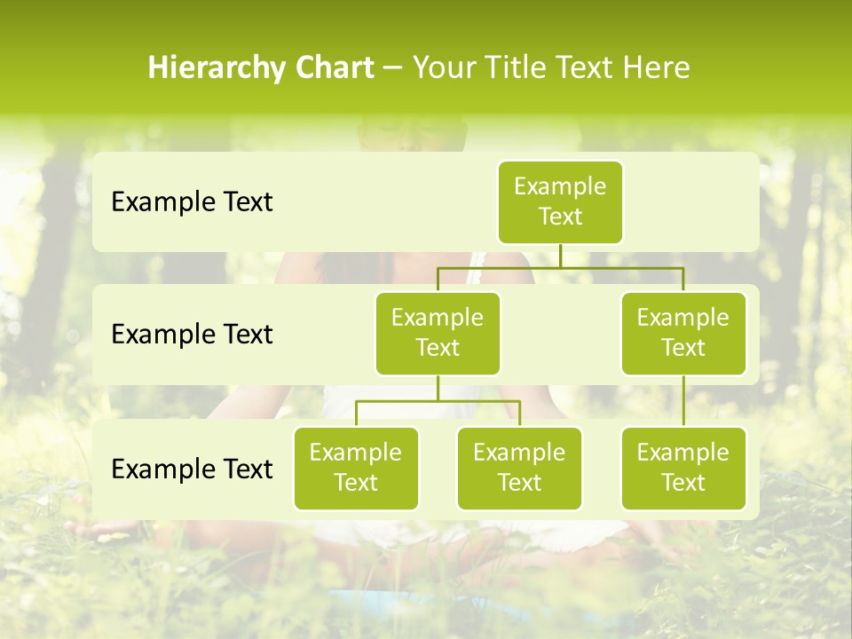 Sport Meditation Girl PowerPoint Template