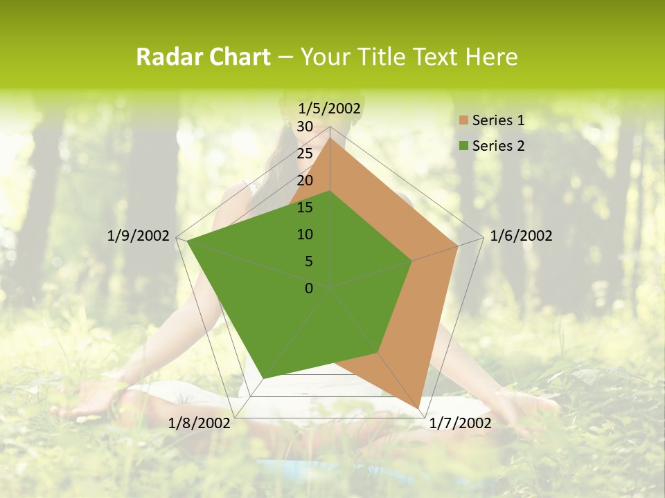 Sport Meditation Girl PowerPoint Template