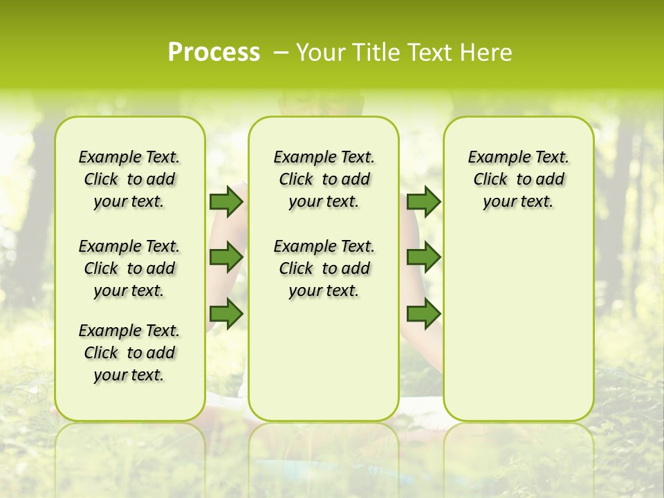 Sport Meditation Girl PowerPoint Template
