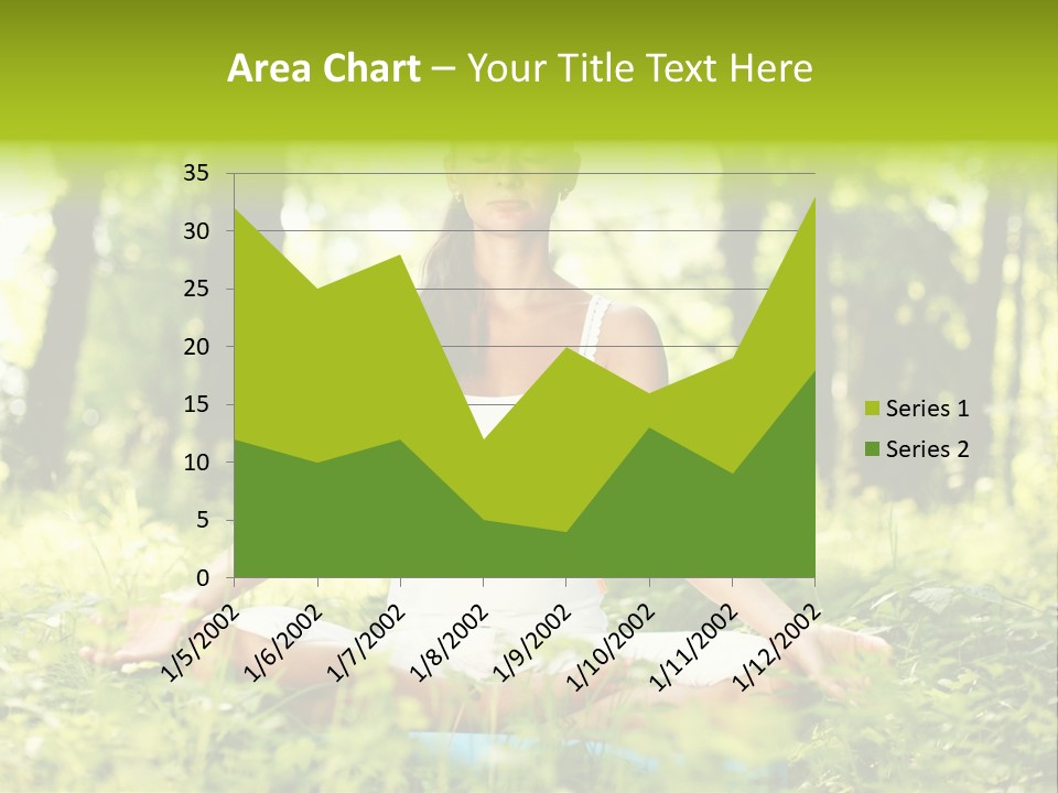 Sport Meditation Girl PowerPoint Template