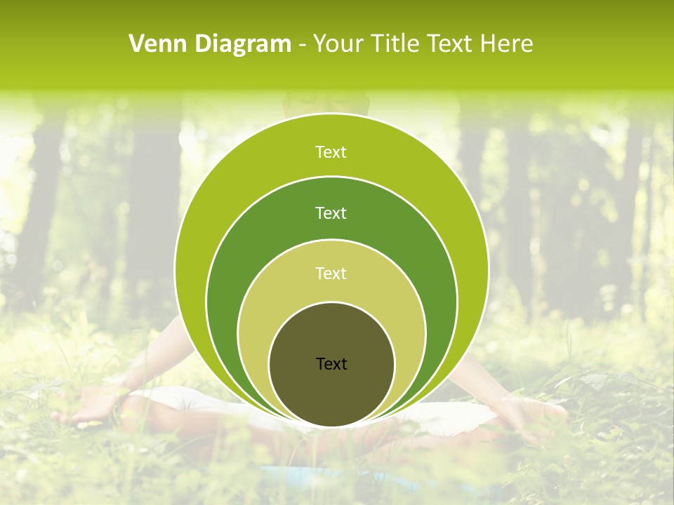 Sport Meditation Girl PowerPoint Template