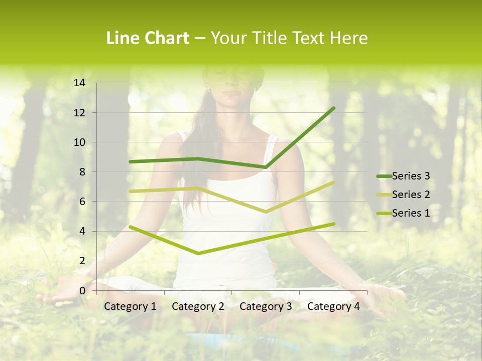 Sport Meditation Girl PowerPoint Template