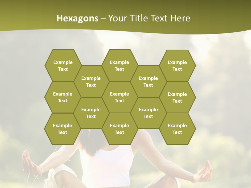 People Peaceful White PowerPoint Template